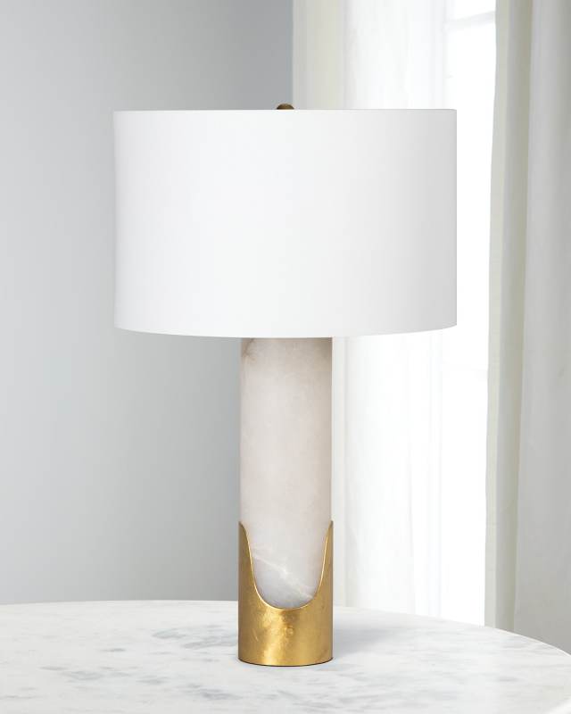 Sacha 27" Alabaster Table Lamp